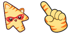 Cursor preview: Lucky Tiger Dash - 1 - cute-cursor.com