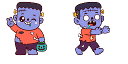 Cursor preview: Indigo Franken Tot Cursor - 1 - cute-cursor.com