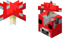 Cursor preview: Red Mushroom Mooshroom - 1 - cute-cursor.com