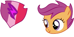 Cursor preview: Scootaloo - 1 - cute-cursor.com