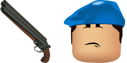Cursor preview: Arsenal Beret Shotgun - 1 - cute-cursor.com