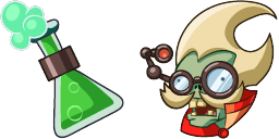 Cursor preview: Brainy Zombie - 1 - cute-cursor.com