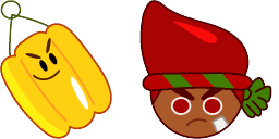 Cursor preview: Custom Cursor Pack - Cookie Run Red Pepper - 66 - cute-cursor.com