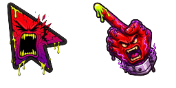 Cursor preview: Custom Cursor Rage Quit - 65 - cute-cursor.com