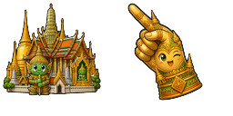 Cursor preview: Bangkok Grand Palace - 1 - cute-cursor.com