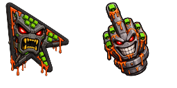 Cursor preview: Custom Cursor Keyboard Warrior - 1 - cute-cursor.com
