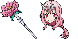 Cursor preview: Shuna Slime - 1 - cute-cursor.com