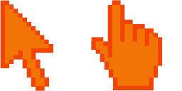 Cursor preview: Pumpkin Harvest - 66 - cute-cursor.com