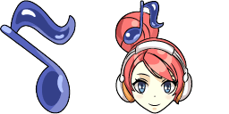 Cursor preview: Akikoloid Chan - 66 - cute-cursor.com