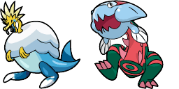 Cursor preview: Arctozolt and Dracovish - 1 - cute-cursor.com
