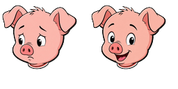 Cursor preview: Piglet - 35 - cute-cursor.com