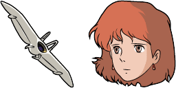 Cursor preview: Nausicaa - 34 - cute-cursor.com