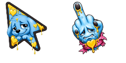 Cursor preview: Custom Cursor Stray Loser - 66 - cute-cursor.com