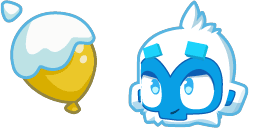 Cursor preview: Ice Monkey Cursor Pack for Bloons Tower Defense - 66 - cute-cursor.com
