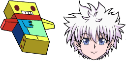 Cursor preview: Killua Zoldyck - 1 - cute-cursor.com