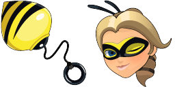 Cursor preview: Queen Bee - 66 - cute-cursor.com