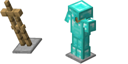 Cursor preview: Diamond Armor Stand - 67 - cute-cursor.com