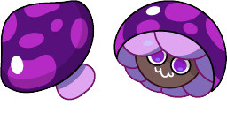 Cursor preview: Cookie Run Poison Mushroom Custom Cursor - 66 - cute-cursor.com