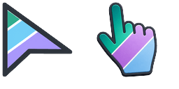 Cursor preview: Modern Aurora Desktop - 7 - cute-cursor.com
