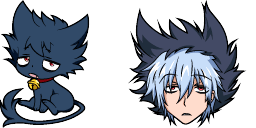 Cursor preview: Sleepy Ash Servamp - 66 - cute-cursor.com