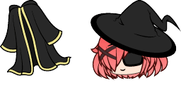 Cursor preview: Rin and Cloak - 1 - cute-cursor.com