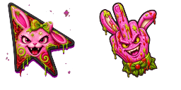 Cursor preview: Custom Cursor Freshly Rotten - 66 - cute-cursor.com