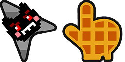Cursor preview: Internet Meme Collage - 1 - cute-cursor.com
