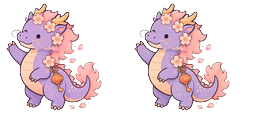 Cursor preview: Lilac Dragon Blossom Cursor - 1 - cute-cursor.com