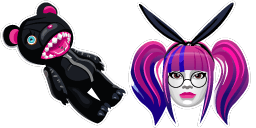 Cursor preview: Lace Stitches - 1 - cute-cursor.com