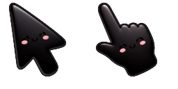 Cursor preview: Stylish Modern Black - 1 - cute-cursor.com