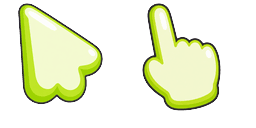 Cursor preview: Lime Puff - 1 - cute-cursor.com