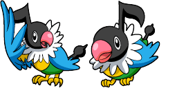 Cursor preview: Chatot Solo - 1 - cute-cursor.com