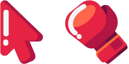 Cursor preview: Boxing Minimal - 1 - cute-cursor.com