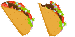 Cursor preview: Taco - 1 - cute-cursor.com