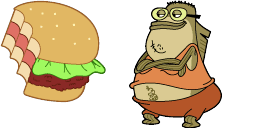 Cursor preview: Spongebob's Sea-scape - 1 - cute-cursor.com