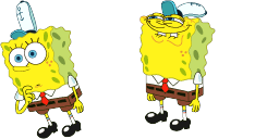 Cursor preview: Custom Cute Spongebob - 1 - cute-cursor.com