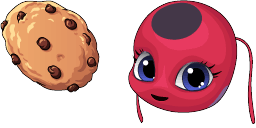 Cursor preview: Ladybug Marinette - 1 - cute-cursor.com