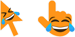Cursor preview: Tears of Joy - 1 - cute-cursor.com