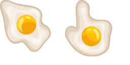 Cursor preview: Egg Shell White - 66 - cute-cursor.com