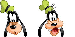 Cursor preview: Goofy - 1 - cute-cursor.com