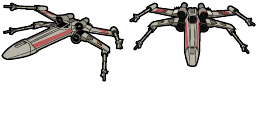 Cursor preview: X Wing Starfighter - 1 - cute-cursor.com