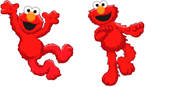Cursor preview: Elmo Moon Dancing - 7 - cute-cursor.com