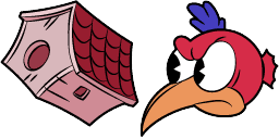 Cursor preview: Cute Cursor Cuphead Pack - 66 - cute-cursor.com