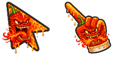 Cursor preview: Custom Cursor Spicy Butt - 66 - cute-cursor.com
