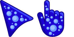 Cursor preview: Cute Cursor Ocean Wonders - 1 - cute-cursor.com