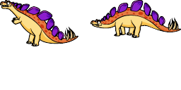Cursor preview: Stegosaurus - 39 - cute-cursor.com