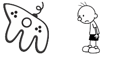 Cursor preview: Diary of a Wimpy Kid Greg Game Controller - 38 - cute-cursor.com
