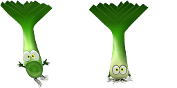 Cursor preview: Cloudy Leek - 43 - cute-cursor.com