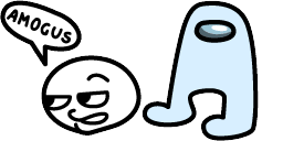 Cursor preview: Among Us Meme - 66 - cute-cursor.com
