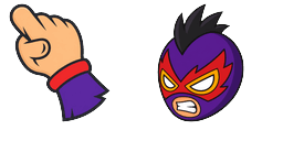 Cursor preview: Mucha Lucha Cindy Slam - 1 - cute-cursor.com